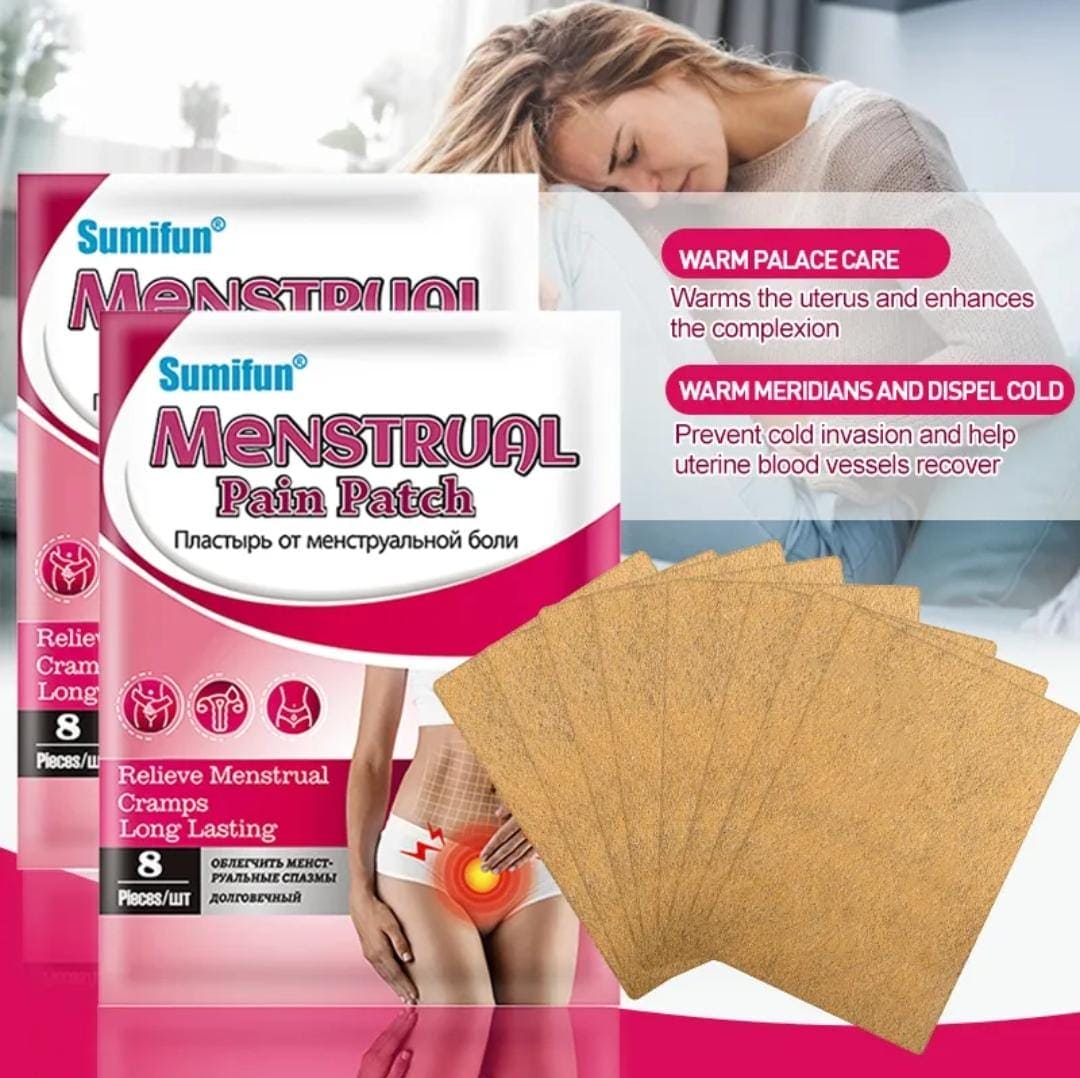 Parches de Alivio del Dolor Menstrual
