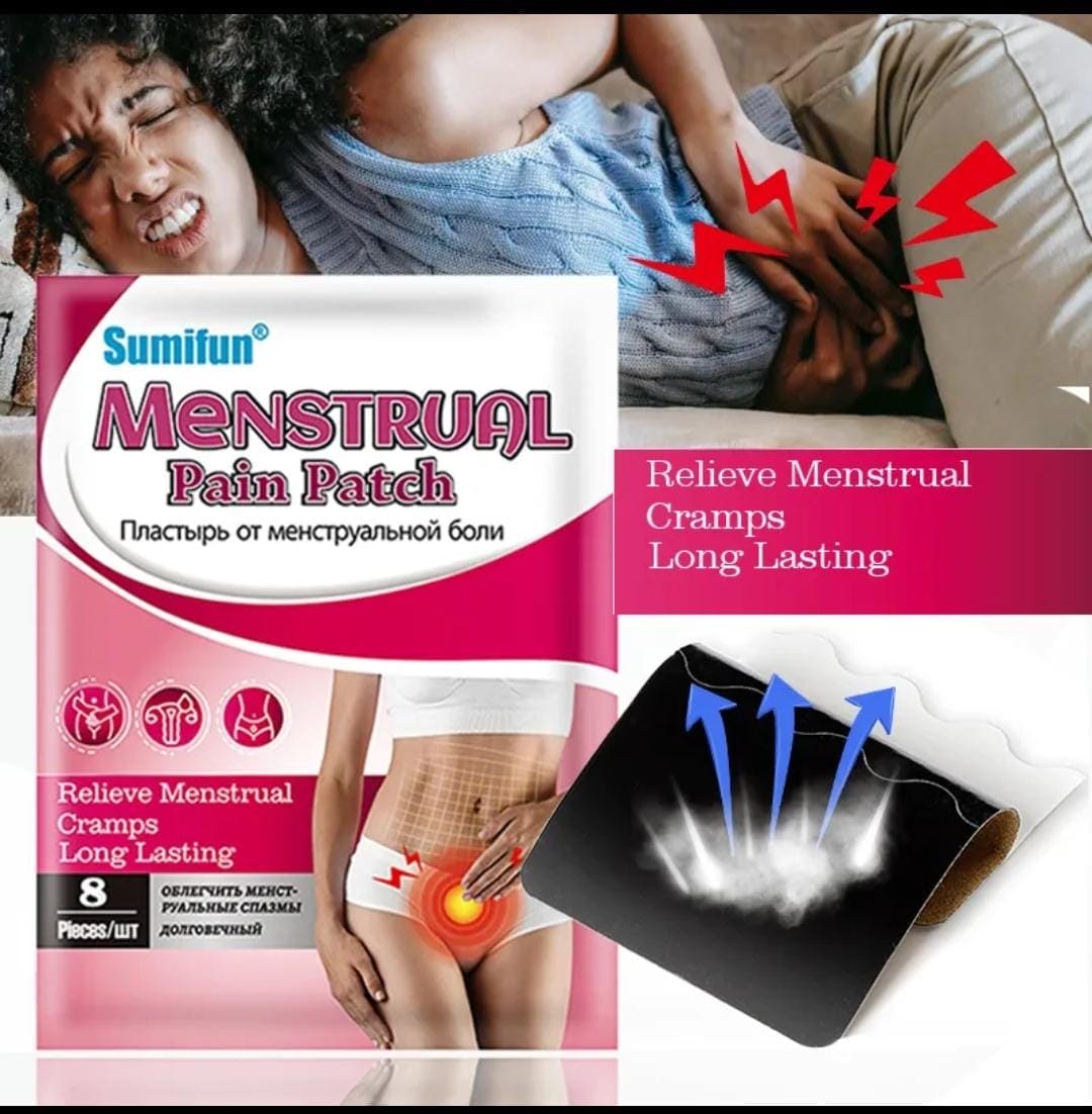Parches de Alivio del Dolor Menstrual