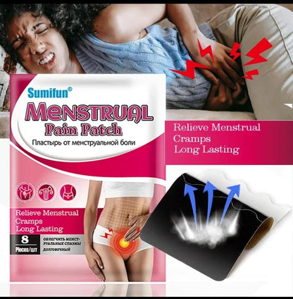 Parches de Alivio del Dolor Menstrual