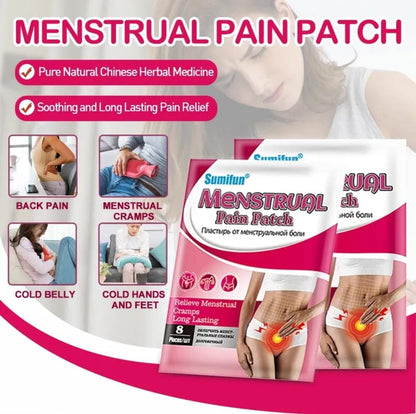Parches de Alivio del Dolor Menstrual