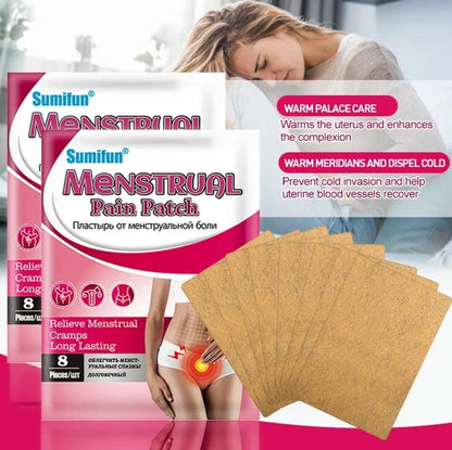 Parches de Alivio del Dolor Menstrual