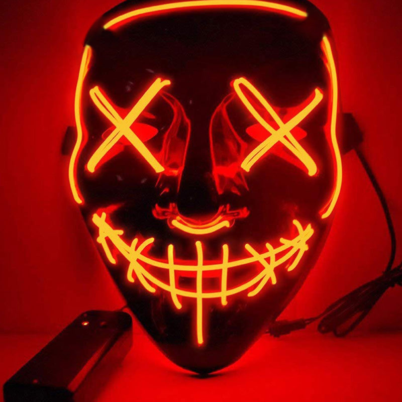 MASCARAS CON LUZ LED PARA HALLOWEEN 🎃 - De Shopping Store